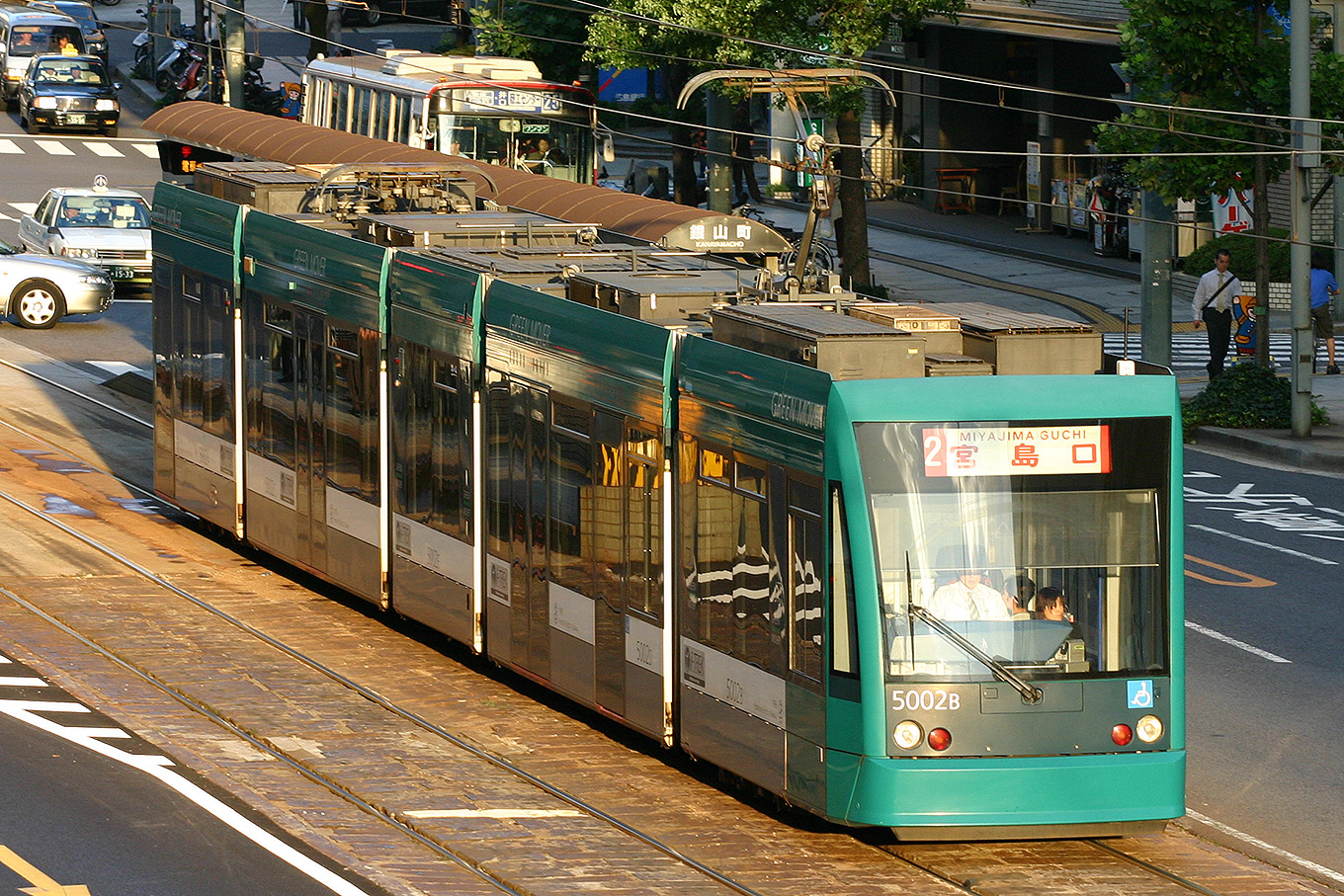 広島電鉄 5000形5002ACEDB 路面電車と鉄道の写真館